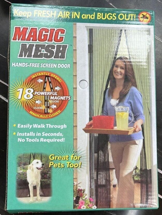 BD Magic Mesh Magnetic Screen Door net for Main Doors