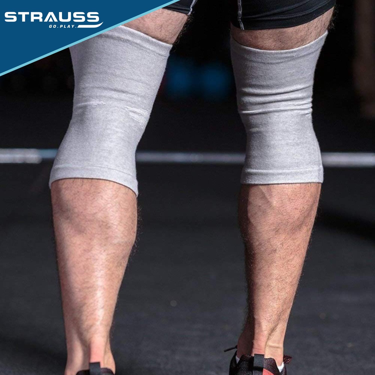 Knee Cap Medium Grey Color Knee Support For Men & Women Knee Braces For Sports
