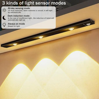 LED Motion Sensor Cabinet Light With USB Rechargeable