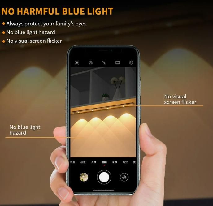 LED Motion Sensor Cabinet Light With USB Rechargeable